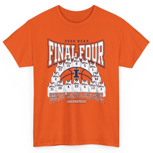 Rare Illinois Basketball 2026 Final Four Shirt