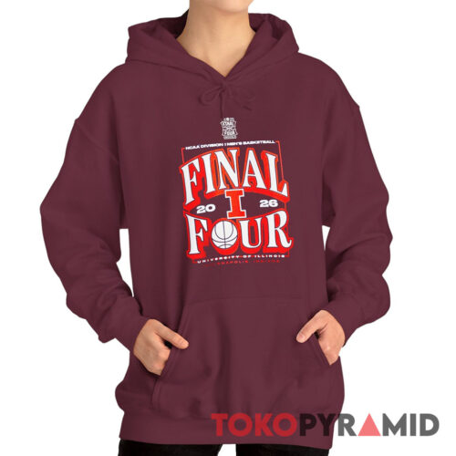 Rare Illinois Fighting Illini 2026 NCAA March Madness Final Four Hoodie