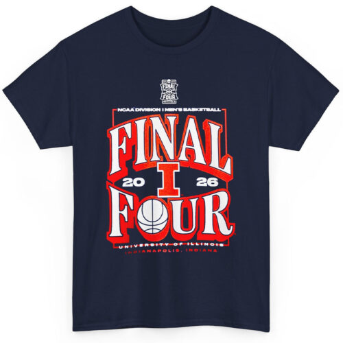 Rare Illinois Fighting Illini 2026 NCAA March Madness Final Four Shirt