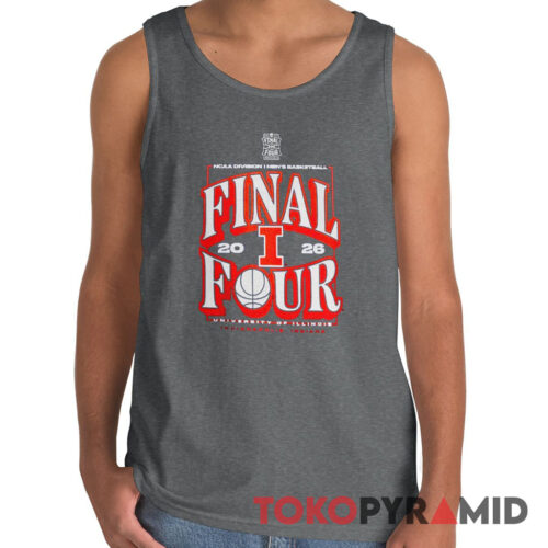 Rare Illinois Fighting Illini 2026 NCAA March Madness Final Four Tank Top