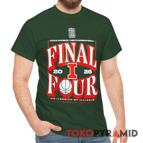 Rare Illinois Fighting Illini 2026 NCAA March Madness Final Four Tee