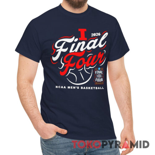 Rare Illinois Fighting Illini 2026 NCAA Men’s Basketball Tournament March Madness Final Four Bound Arc Tee