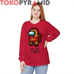 Rare Imposter Among Us Iron Man SUS Shirt 3 Rare Imposter Among Us Iron Man SUS Shirt