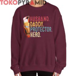 Rare Ironman Husband Daddy Protector Hero Shirt