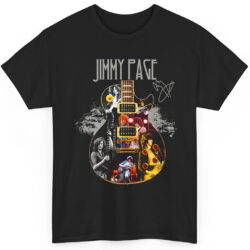 Rare Jimmy Page Guitarist Signature Shirt