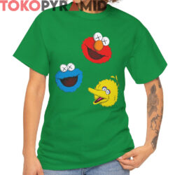 Rare Kaws Sesame Street Shirt Big Bird Elmo Grover