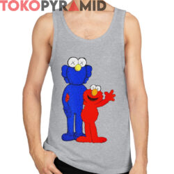 Rare Kaws Sesame Street Shirt Elmo Grover 4 Rare Kaws Sesame Street Shirt Elmo Grover