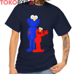 Rare Kaws Sesame Street Shirt Elmo Grover