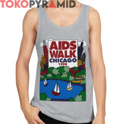 Rare Keith Haring Aids Walk Chicago 1998 Shirt 4 Rare Keith Haring Aids Walk Chicago 1998 Shirt