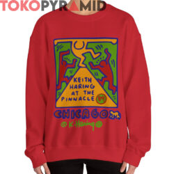 Rare Keith Haring At Gallery 37 Chicago Shirt 2-Sided 3 Rare Keith Haring At Gallery 37 Chicago Shirt 2 Sided