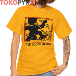Rare Keith Haring Free South Africa Shirt
