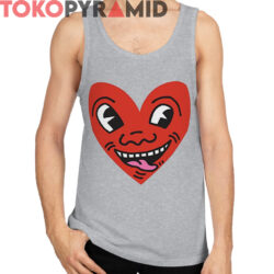 Rare Keith Haring Heart Face Shirt 4 Rare Keith Haring Heart Face Shirt