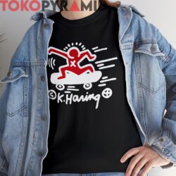 Rare Keith Haring Skateboard Art Shirt