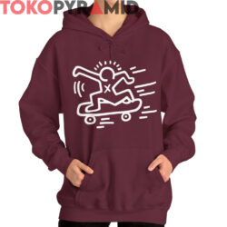 Rare Keith Haring Skateboard Shirt 3 Rare Keith Haring Skateboard Shirt