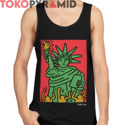 Rare Keith Haring Statue Of Liberty Shirt 4 Rare Keith Haring Statue Of Liberty Shirt