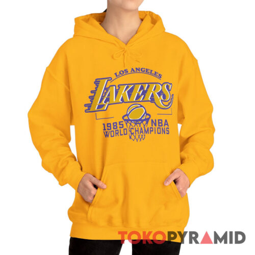 Rare LA Lakers 1985 NBA World Champions Hoodie