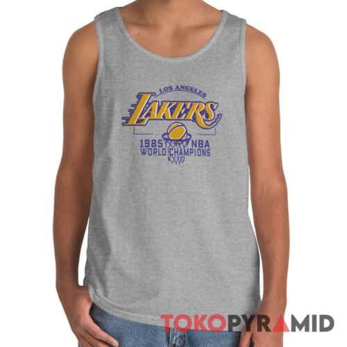 Rare LA Lakers 1985 NBA World Champions Tank Top
