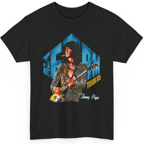 Rare Led Zeppelin Jimmy Page The Firm Tour 85 Shirt