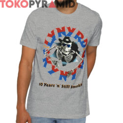Rare Lynyrd Skynyrd 10 Years N Still Smokin Shirt Grace Of God