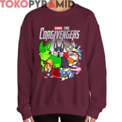 Rare Marvel Avengers Corgi Corgivengers Shirt 3 Rare Marvel Avengers Corgi Corgivengers Shirt