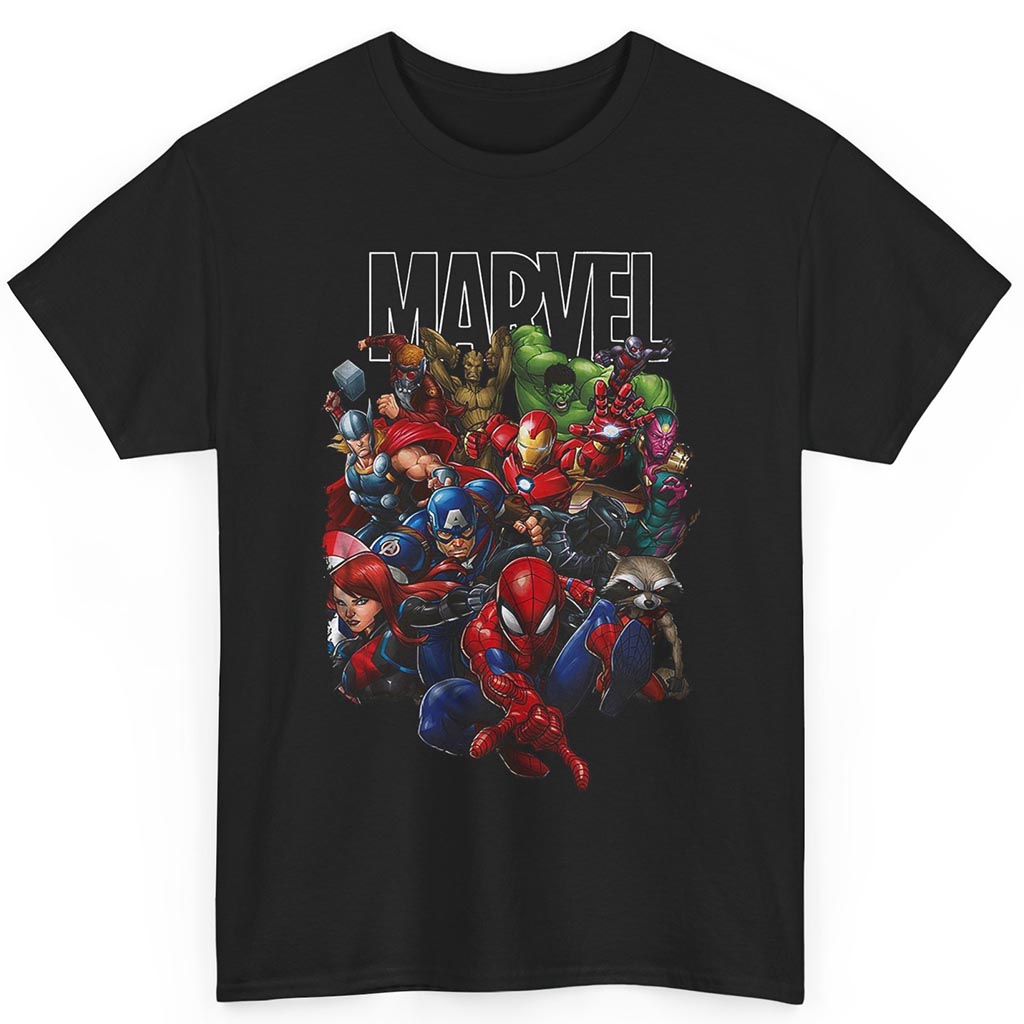 Rare Marvel Avengers Guardians of The Galaxy Team Shirt Rare Marvel Avengers Guardians of The Galaxy Team Shirt