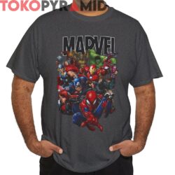 Rare Marvel Avengers Guardians of The Galaxy Team Shirt