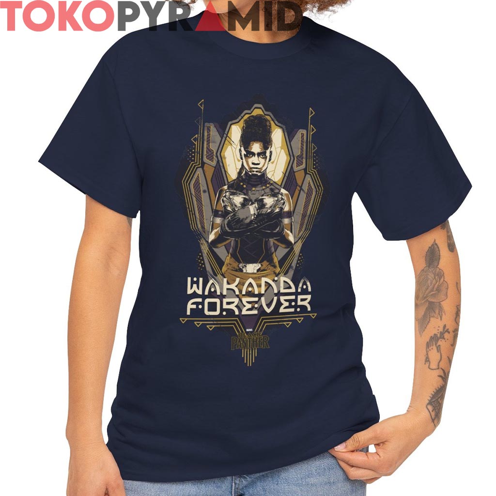 Rare Marvel Black Panther Wakanda Forever Shuri Shield Shirt Rare Marvel Black Panther Wakanda Forever Shuri Shield Shirt