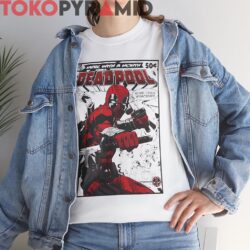 Rare Marvel Deadpool Comic Merc With A Mouth Shirt