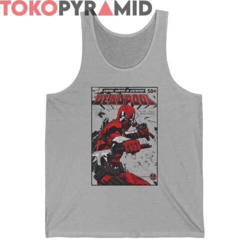 Rare Marvel Deadpool Comic Merc With A Mouth Shirt