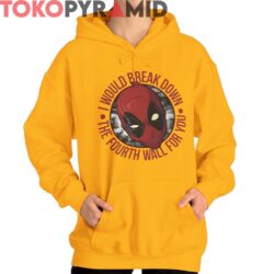 Rare Marvel Deadpool Fourth Wall Shirt