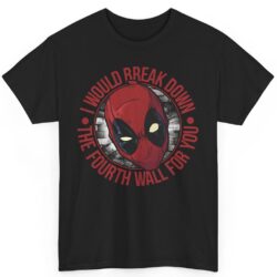 Rare Marvel Deadpool Fourth Wall Shirt