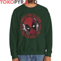 Rare Marvel Deadpool Fourth Wall Shirt