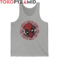 Rare Marvel Deadpool Fourth Wall Shirt