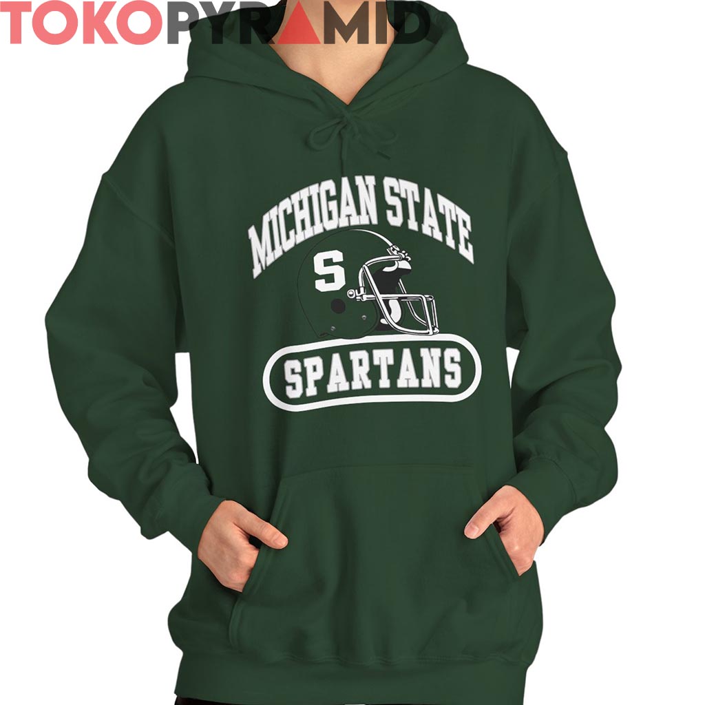 Rare Michigan State Spartans Football Helmet Shirt Rare Michigan State Spartans Football Helmet Shirt