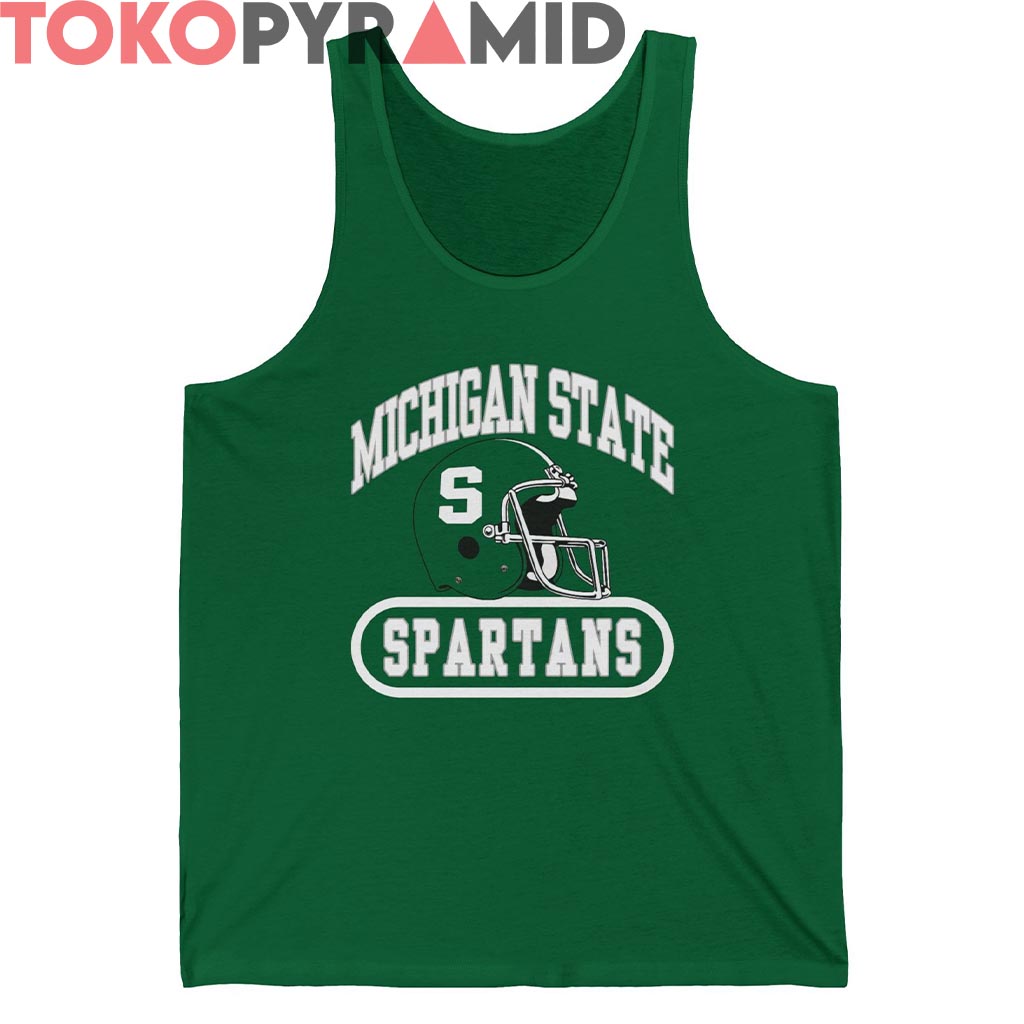 Rare Michigan State Spartans Football Helmet Shirt Rare Michigan State Spartans Football Helmet Shirt