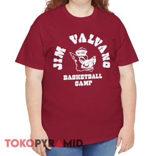 Rare NC State Jim Valvano Basketball Camp T Shirt