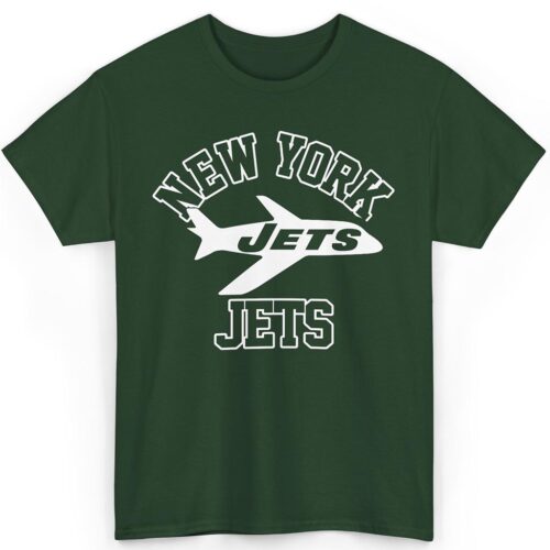 Rare New York Jets Plane Graphic Shirt Rare New York Jets Plane Graphic Shirt