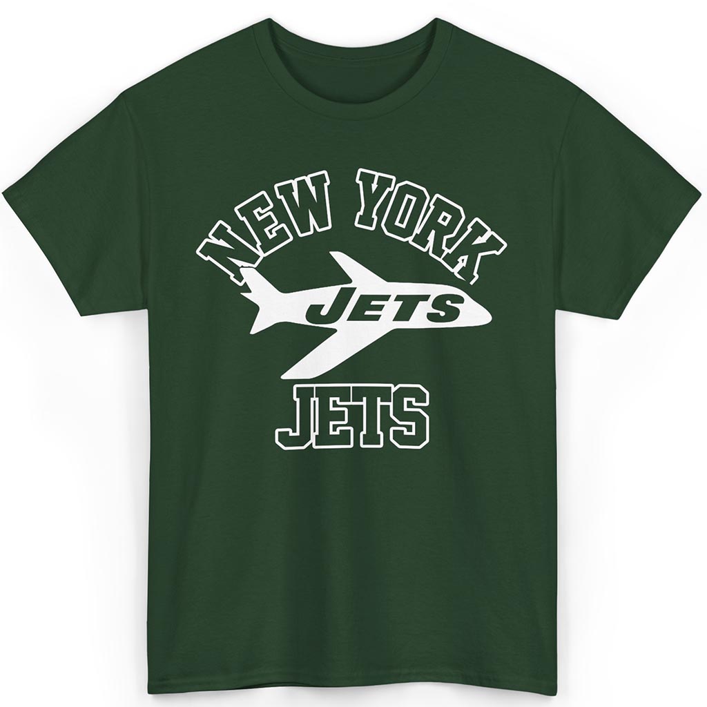Rare New York Jets Plane Graphic Shirt Rare New York Jets Plane Graphic Shirt