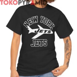 Rare New York Jets Plane Graphic Shirt