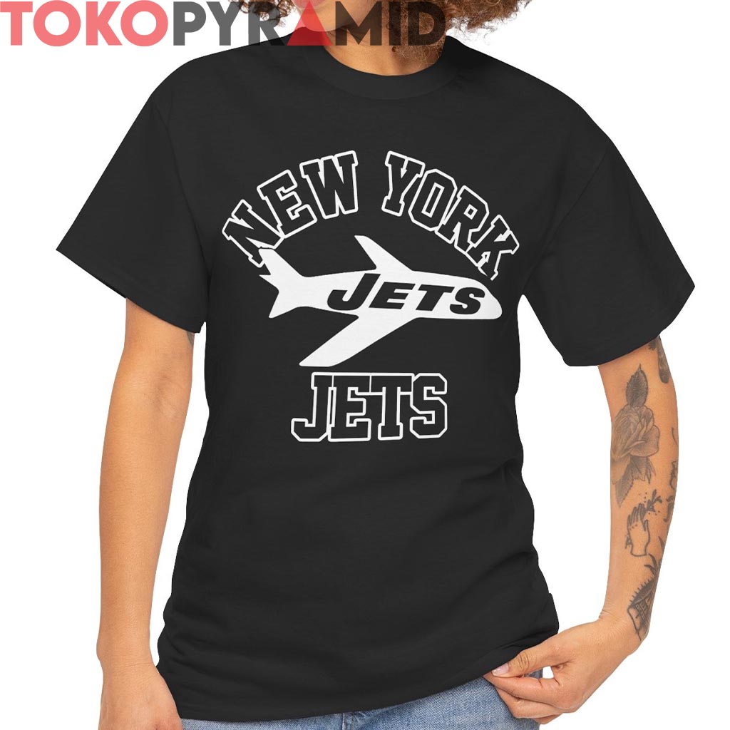 Rare New York Jets Plane Graphic Shirt Rare New York Jets Plane Graphic Shirt