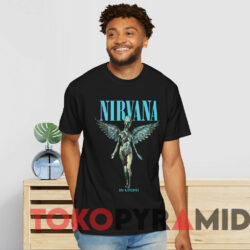 Rare Nirvana In Utero T shirt Black T shirt