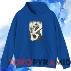 Rare Nirvana Kurt Cobain T shirt Blue Hoodie