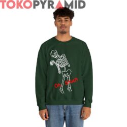 Rare Oh Snap Funny Halloween Skeleton Shirt