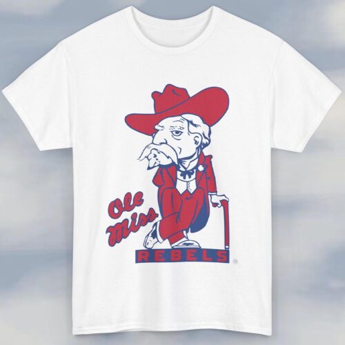 Rare Ole Miss Rebels Logo Shirt