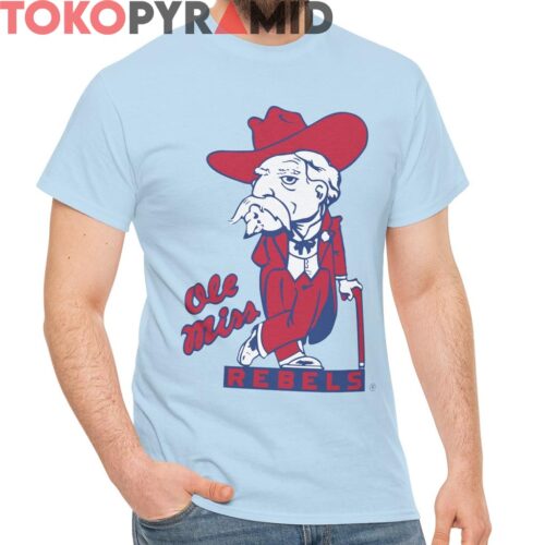 Rare Ole Miss Rebels Logo Shirt