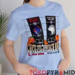Ole Miss Rebels Vs Nittany Lions 2023 Peach Bowl Shirt