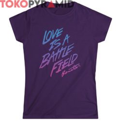 Rare Pat Benatar Love is a Battlefield Shirt