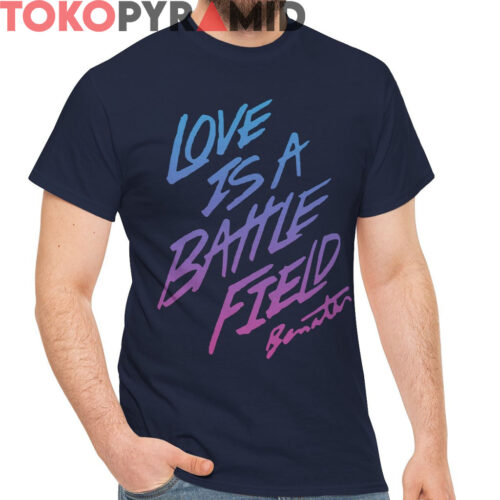Rare Pat Benatar Love is a Battlefield Shirt