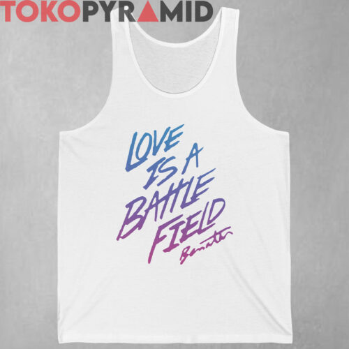 Rare Pat Benatar Love is a Battlefield Shirt