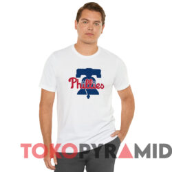 Rare Philadelphia Phillies 2019 Logo T shirt White T shirt